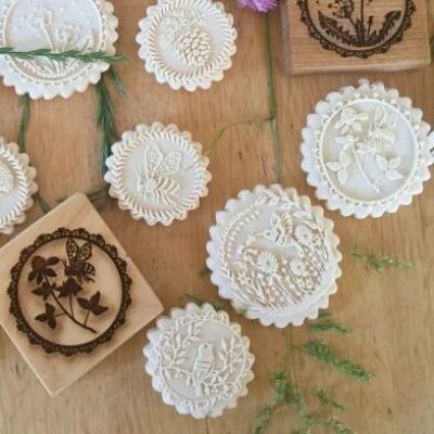 画像3: 蜜蜂とお花/cookie mould from Germany