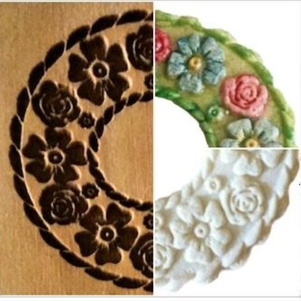 画像2: フラワーリース/cookie mould from Germany (2)