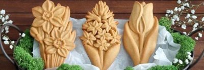 画像3: チューリップ/tulip*wood gingerbread cookie mold
