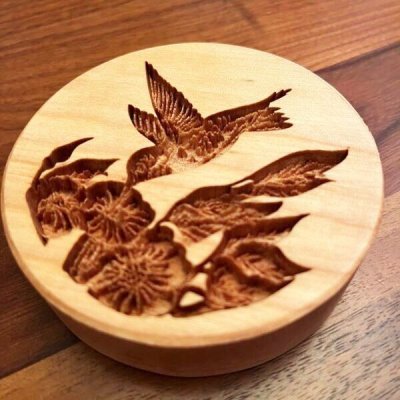 画像2: ハミングバード/Hummingbird*wood cookie mold