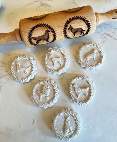 画像3: 犬の仲間たち＜6種類＞/mini Rolling Pin