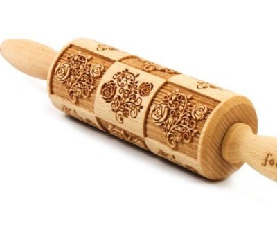 画像2: Rose Stamp＜薔薇＞/mini Rolling Pin