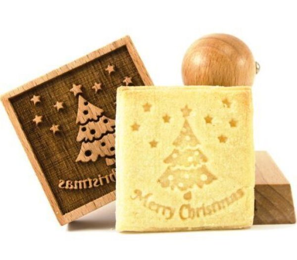 画像1: Merry Christmas＜メリークリスマス＞*wood cookie stamp (1)