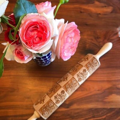 画像2: 【30％OFF/SALE】Rose Stamp＜薔薇＞/Rolling Pin＜L＞