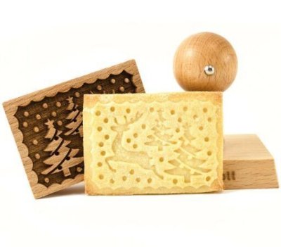 画像1: トナカイ*wood cookie stamp