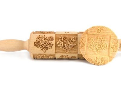 画像3: Rose Stamp＜薔薇＞/mini Rolling Pin