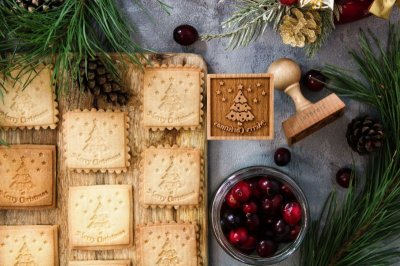 画像3: Merry Christmas＜メリークリスマス＞*wood cookie stamp