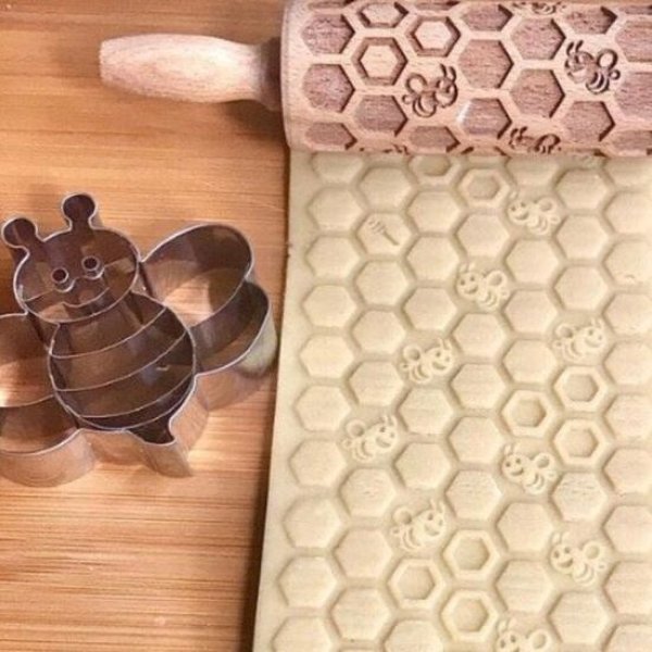 画像2: 蜜蜂*Honey Comb/Rolling Pin＜M＞ (2)