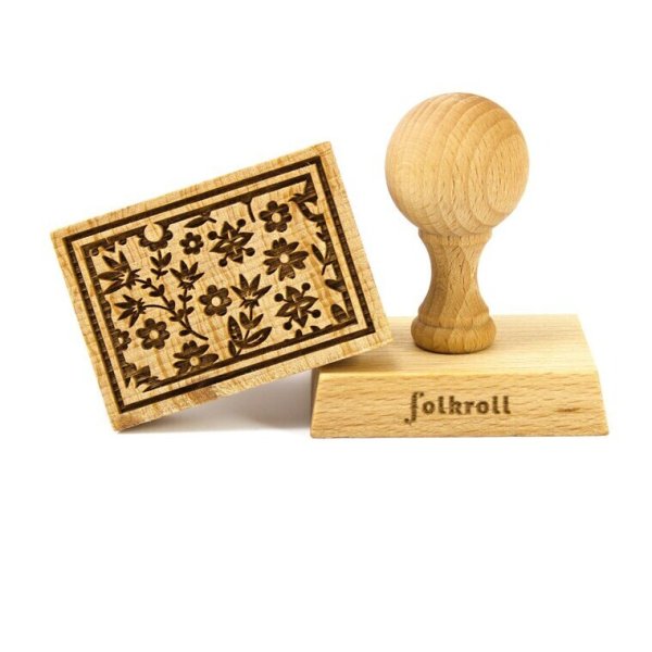 画像1: Flower＜お花＞*wood cookie stamp (1)