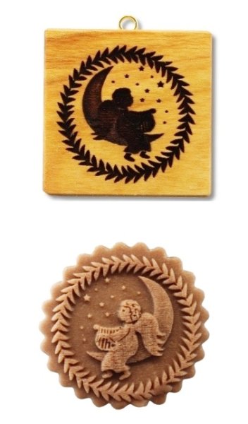 画像2: 天使*ハープ/cookie mould from Germany (2)