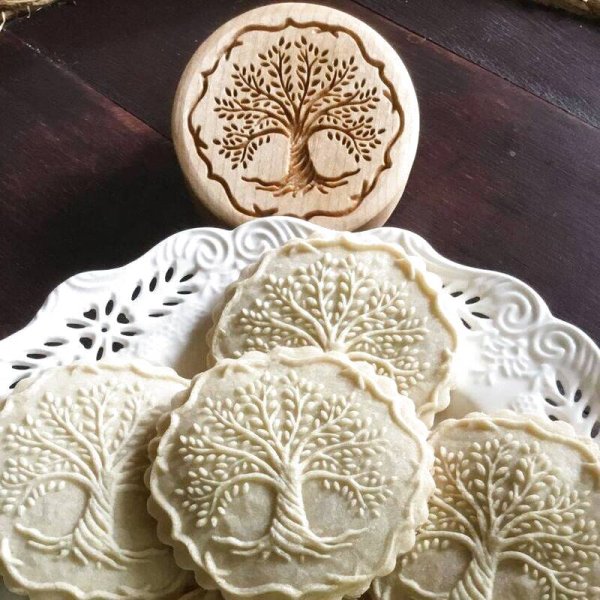 画像1: 木のモチーフ/Tree of Life*wood cookie mold (1)