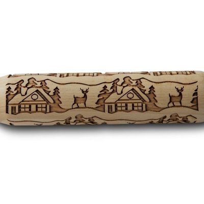 画像1: NORDIC WARE/Woodland Cottage＜ウインターコテージ＞/Rolling Pin