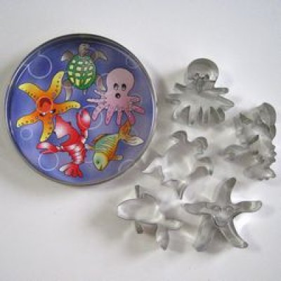 画像1: 海の生き物 Cookie Cutter Set
