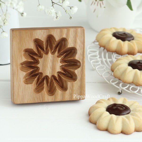 画像2: Mold #3*wood cookie mold (2)