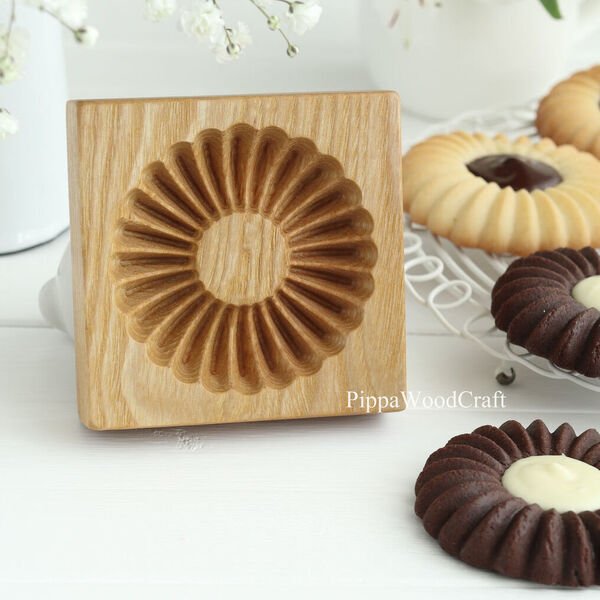 画像2: Mold #1*wood cookie mold (2)