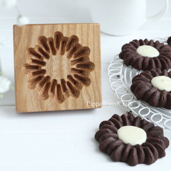 画像2: Mold #5*wood cookie mold (2)