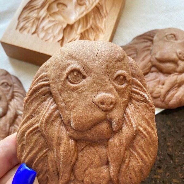 画像2: スパニエル/Dog*wood gingerbread cookie mold (2)