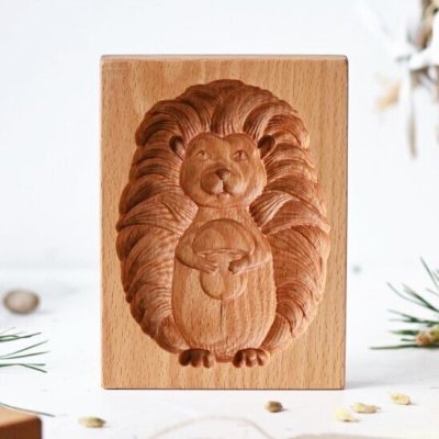 画像2: ハリネズミ/Hedgehog Prosha*wood gingerbread cookie mold