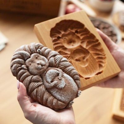 画像1: ハリネズミ/Hedgehog Prosha*wood gingerbread cookie mold