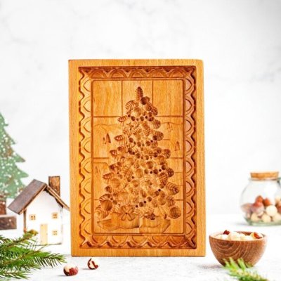 画像1: ★☆送料無料☆★ クリスマスツリー/christmas trees*wood gingerbread cookie＆shortbread mold