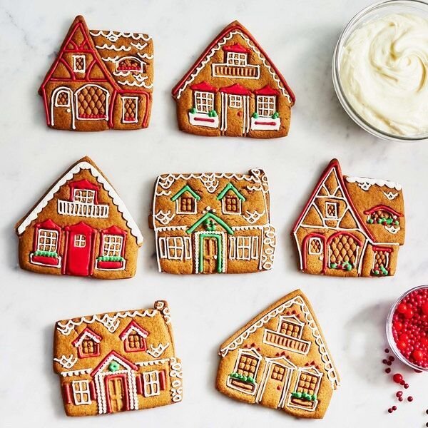 画像1: Gingerbread House＜ジンジャーブレッドハウス/3種類＞cookie cutter&stamp (1)