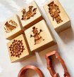 画像2: Winter set＜5種類＞＋カッター付き*wood cookie mold【送料無料】 (2)