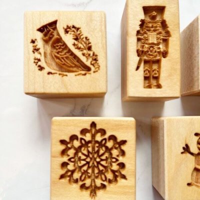 画像2: Winter set＜5種類＞＋カッター付き*wood cookie mold【送料無料】