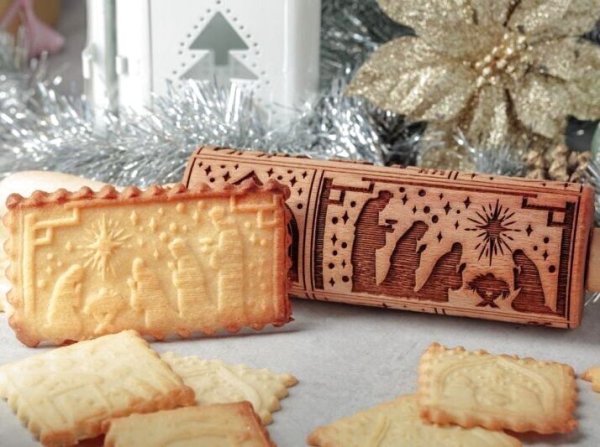 画像2: キリストの生誕<Nativity*その2>7種類/Rolling Pin<M> (2)