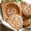 画像1: 太陽/sun face*wood gingerbread cookie mold (1)