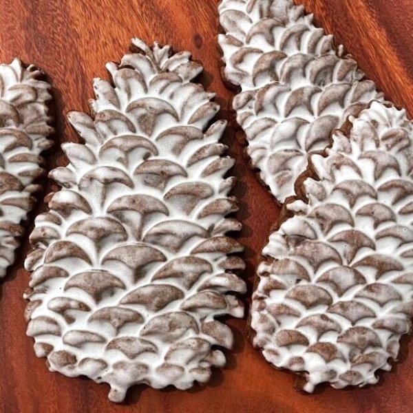 画像3: 松ぼっくり/ Pine cone*wood cookie mold (3)