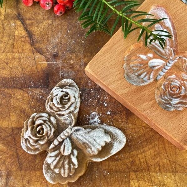 画像1: Butterfly/蝶々*wood cookie mold (1)