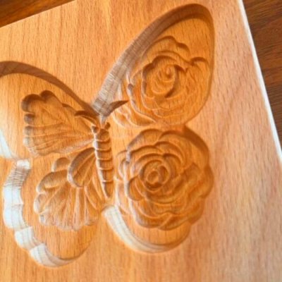 画像3: Butterfly/蝶々*wood cookie mold