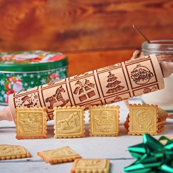 画像3: Joyeux Noel Christmas<20種類>/Rolling Pin<S> (3)