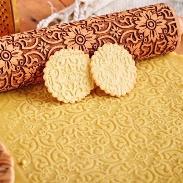画像1: 【30％OFF/SALE】Flower＜フラワー*モチーフ＞/Rolling Pin＜S＞ (1)