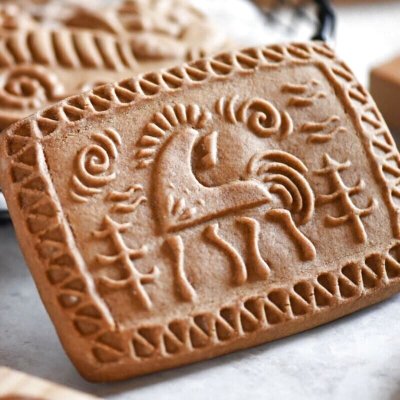 画像2: Mezen painting＜馬*horse>/wood gingerbread cookie mold