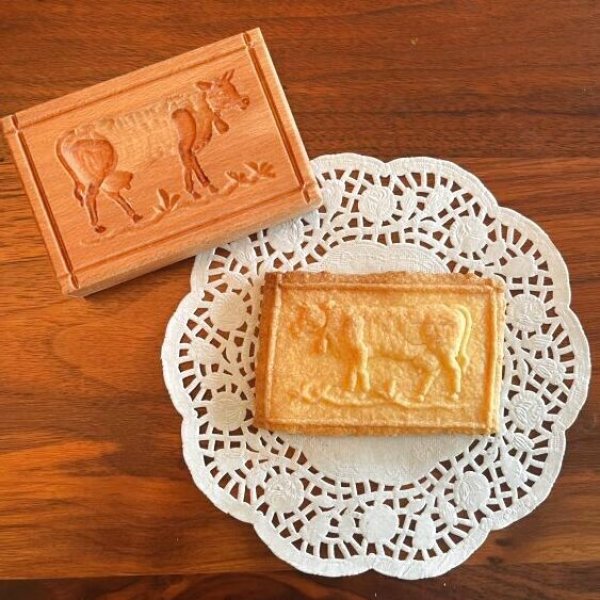 画像1: うし/cow*wood cookie stamp (1)