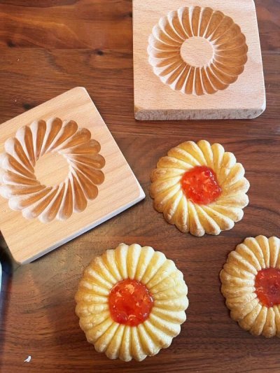 画像2: Mold #1＜sizeM＞*wood cookie mold