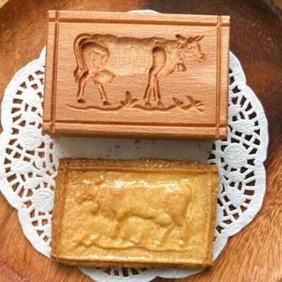 画像1: うし/cow*wood cookie stamp