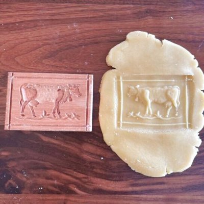 画像2: うし/cow*wood cookie stamp