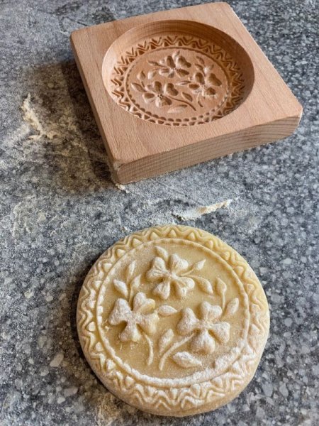 画像1: フラワー/Flower*wood gingerbread cookie mold (1)