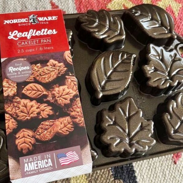 画像2: 葉っぱ＜3種類x4個＞*Leaflettes Cakelet Pan (2)