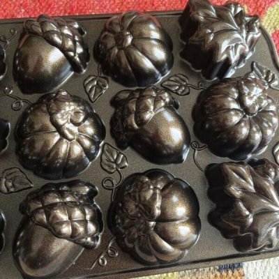 画像1: どんぐり/葉っぱ/かぼちゃ*Autumn Delights Cakelet Pan