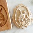 画像3: ウサギと薔薇*wood gingerbread cookie mold (3)