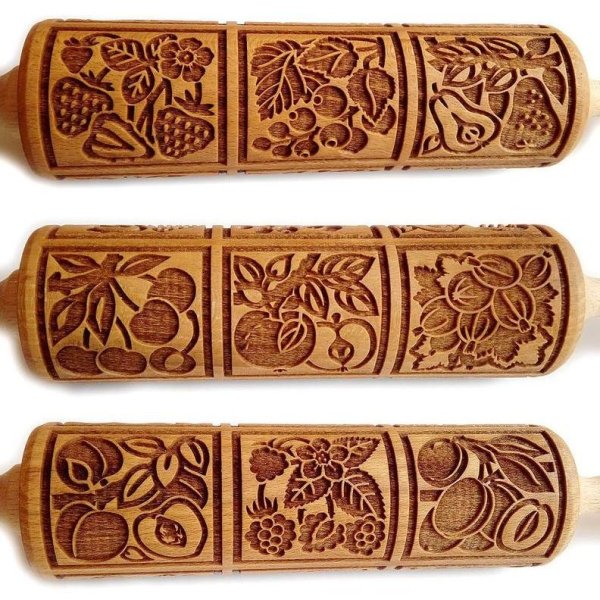 画像2: Fruits Springerle<果物いろいろ9種類>/Rolling Pin<M> (2)