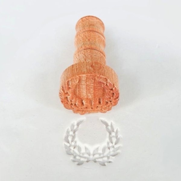 画像1: wreath/リース*wood mini cookie stamp (1)