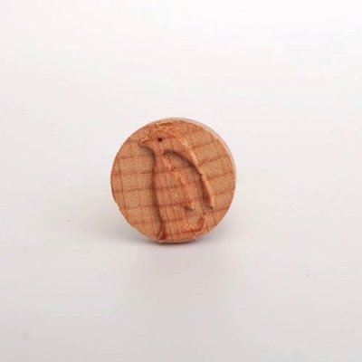 画像1: ペンギン*wood mini cookie stamp