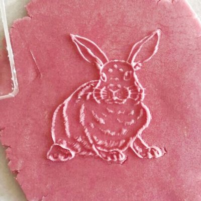 画像1: うさぎちゃん*その2/fondant cookie stamp