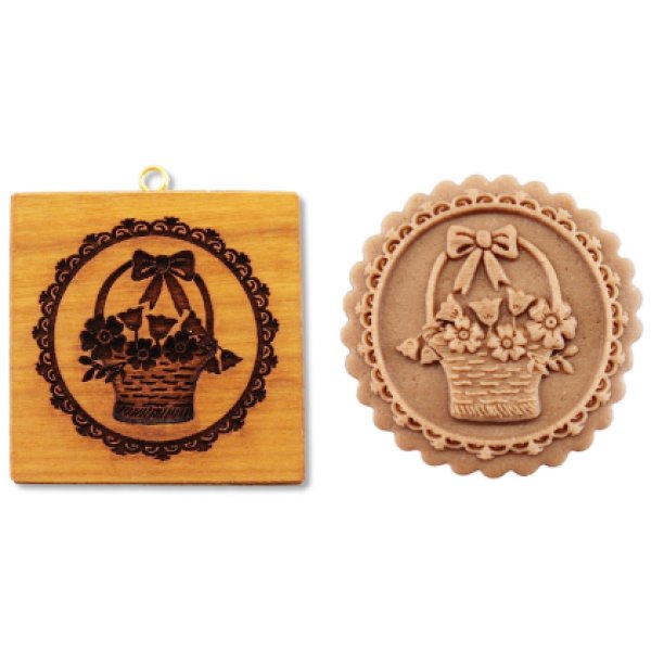 画像2: 花かご/cookie mould from Germany (2)