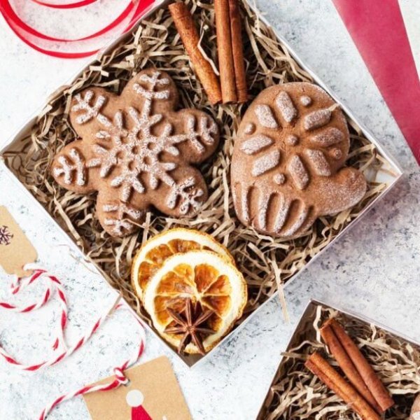 画像2: 雪の結晶&ミトン*wood gingerbread cookie mold (2)