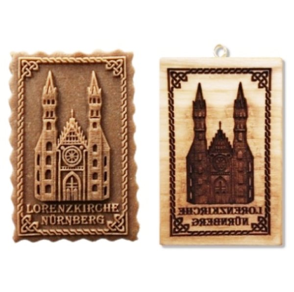 画像1: 聖ローレンツ教会/cookie mould from Germany (1)